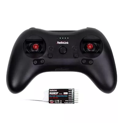  T8S 8 Channels 2.4GHz RC Transmitter And Receiver R8EF Dual Stick Self Center • $81.44