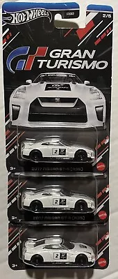 2024 Hot Wheels Grand Turismo Series 2017 Nissan GT-R {R35} #2/5 -lot Of 3 • $24.99