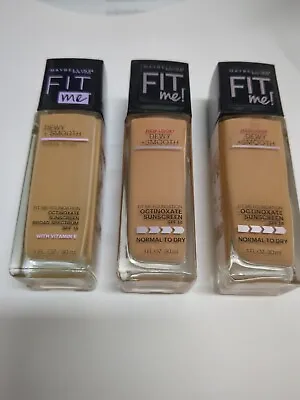 Maybelline DEWY & SMOOTH Fit Me! Liquid Foundation - Choose Your Shade New • $8.99