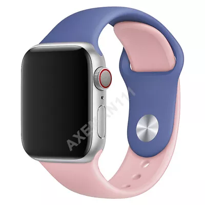 $8.95 • Buy Apple Watch Band Series 6/5/4/3/2/1/SE, 38 40 42 44mm Sports Silicone Wristband