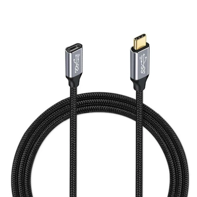 $12.17 • Buy USB C Extension Cable PD100W Gen2 Type C 3.1 Male To Female Extender Data Cord