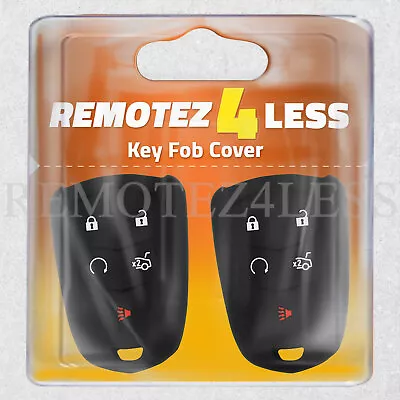 2 Key Fob Cover For 2015 2016 Cadillac SRX Remote Case Rubber Skin Jacket • $9.95