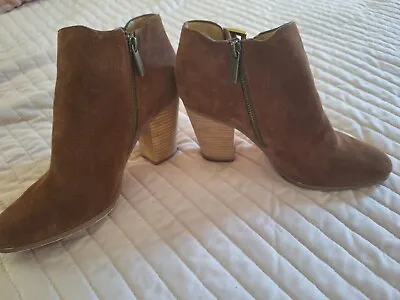 Women Michael Kors 8.5 Ankle Boot Brown Leather • $40