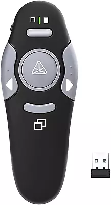 TISHOW Wireless Presentation ClickersLaser PointerClicker For Powerpoint USB • £14.57