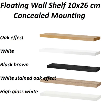 IKEA Floating Wall Shelf LACK Wall Storage Display Rack Home Off Bookshelf 110cm • £29.87