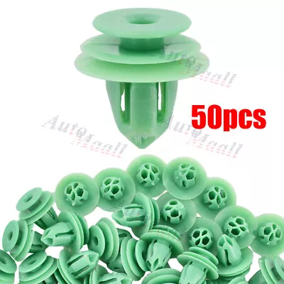 50x Door Panel Interior Trim Retainer Nylon Clips For Honda Civic 91560-SZW-003 • $7.59