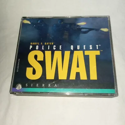 Vintage Daryl F Gates Police Quest: SWAT PC Computer Game 1995 Sierra 4 Disc • $3.11