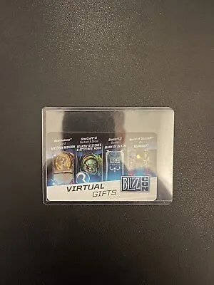 BLIZZCON 2013 World Of Warcraft - Virtual Gifts Loot Card Unscratched • $200