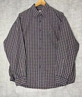 Yves Saint Laurent Button Down Check Shirt UK XL VGC  • £19.99