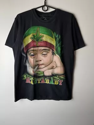 Rasta Baby Bob Marley Crazy Vintage T-shirts Size M • $40