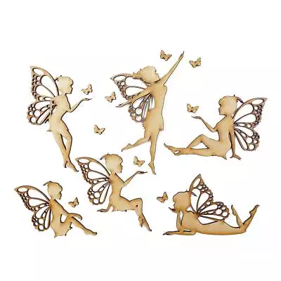 Fairy Silhouette Collection (laser Cut) 3mm MDF • £6.55