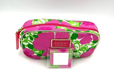 Estee Lauder  Floral Cosmetic Makeup Bag With  Mirror By  Lilly Pulitzer Design • $9.49