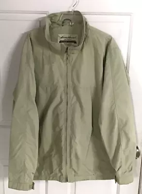 Eddie Bauer Vintage Mens Large Khaki All Weather Raincoat • $37.08