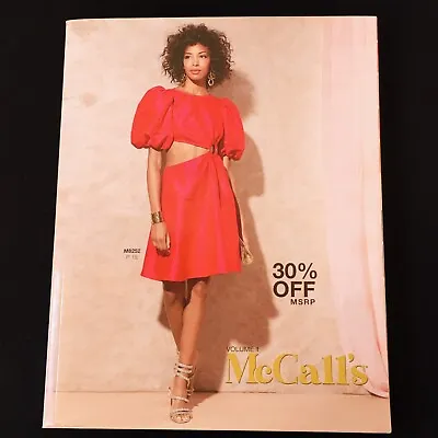 McCall's Volume 1. Sewing Pattern Book Catalog 2022   720 Pages Bk-28 • $15.95