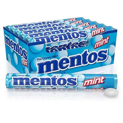 Mentos Chewy Mint Candy Roll Mint Non Melting Party 14 Pieces (Bulk Pack Of • $18.39