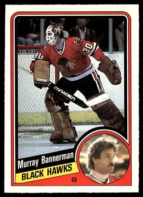 1984-85 O-Pee-Chee Murray Bannerman Chicago Blackhawks #32 • $1.49