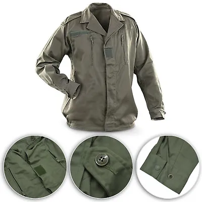 New Jacket Genuine French Army F2 Combat Military Surplus Shirt Olive France • $24