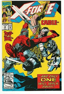 X-Force #15: MARVEL : 1992 : Cable Vs Deadpool • $16