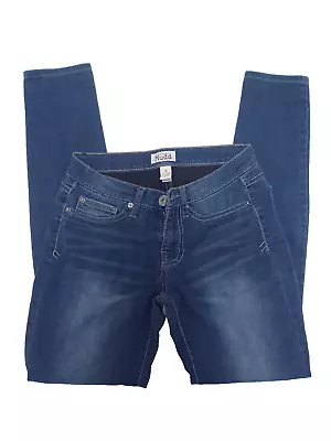 MUDD Jeans Women Size 5 Blue Denim Low Rise Skinny Jeen Leg • $15.55