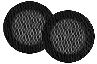 Two 4  Metal Mesh Speaker Grilles Universal Replacement Grill Pair • $12.99