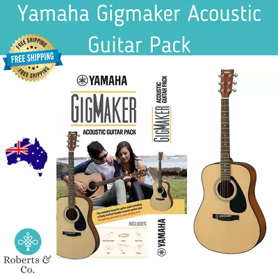 Yamaha Gigmaker Acoustic Guitar Pack GMAGPACKSTDIII Acoustic Guitar Pack • $363.98