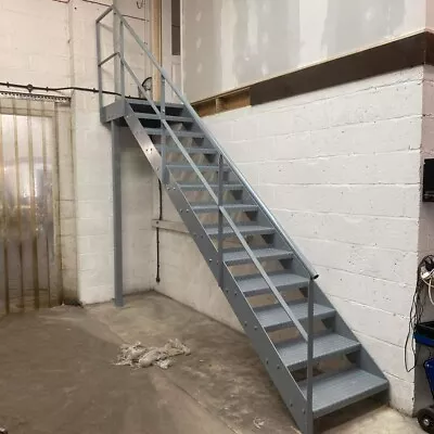 £1400 • Buy 2 M Steel Staircase Metal Fire Escape Flat Pack Metal Staircase £1400 Inc Vat 