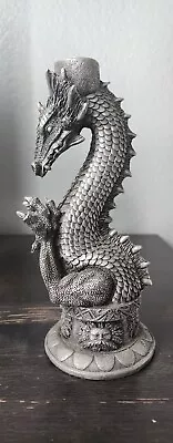 $20 • Buy Vintage 1988 Dragon Pewter WUI Summit Collection 8  Candleholder Dungeons