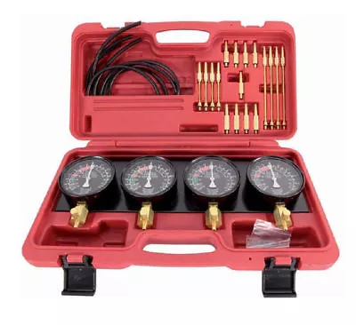 Pro Fuel Vacuum Carburetor Synchronizer Carb Sync Gauge Set Rubber Hose A3018 • $64