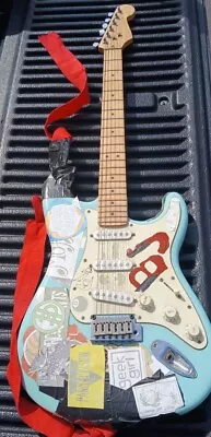 Green Day Billie Joe Armstrong Signed Fender Squire Electric Guitar Psa Dna Coa • $10000