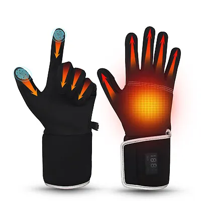 $68.89 • Buy Winna Heated Glove Liners Temperature Display Rechargeable Battery Gloves