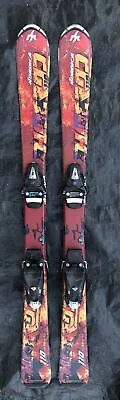 110 Cm Nordica Hot Rod Junior Skis Bindings + Junior Boots Kid's 2 2.5 Or 3.5 • $89.99