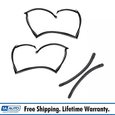 T-Top Rubber Roof Weatherstrip Seals 4 Piece Set Pair For 82-92 Firebird Camaro • $249.95