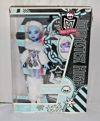 Monster High Abbey Bominable First Wave Doll 2011 NIB • $185