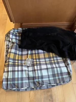 Molly Mutt Dog Bed Cover And Insert Plaid Petite Small Dog - Calming - Puppy NWT • $26.95