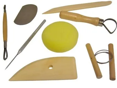 £7.99 • Buy 8 Piece Clay Sculpting Tools Great For Art Projects Pottery Carving Kit Sets