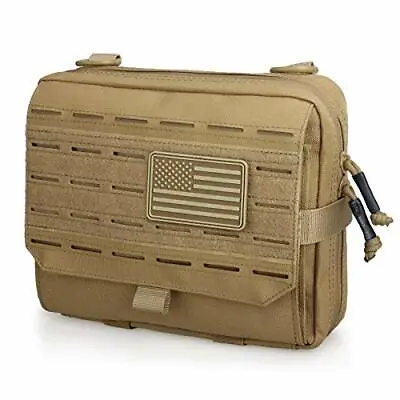 Tactical Molle Admin Pouch Of Trifold Open Design Molle Tool Pouch First Aid Pou • $36.35