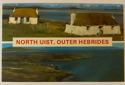 North Uist Sollas Newton Ferry Jetty Outer Hebrides Vintage Jarrold Postcard • £4