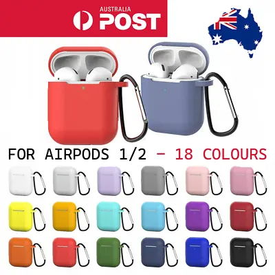 $3.95 • Buy Apple Airpods 1 2 Shockproof Silicon Gel Case Cover Wireless Charging Airpod