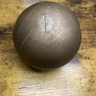 Vintage Shot Put Ball 4.0 . 12 LBS • $50