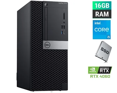 I5 16GB RAM Gaming Office PC Desktop 512GB SSD RTX 4060 8GB WIFI Win 11 • $899