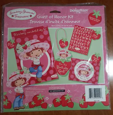 Strawberry Shortcake Guest Of Honor Birthday Girl PosterMemory BookStickers • $25