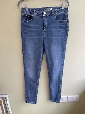 Mint Velvet Mid Blue Denim Skinny Jeans Size 12 W30 Regular Length • $31.57