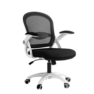 Artiss Office Chair Mesh Computer Desk Chairs Work Study Gaming Mid Back Black • $88.35