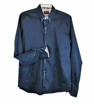 Men's Italian Dress Shirt Blue Long Sleeve Button Down Size 1X US 7Camicie • $48.99