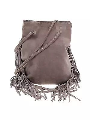 Monserat De Lucca Women Gray Leather Crossbody Bag One Size • $93.74