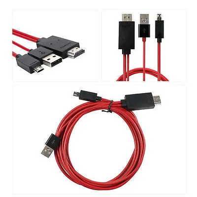 MHL 11 Pin Micro USB To HDTV HDMI Adapter For Samsung Galaxy S4 S5 S3 Note 3 2 • $6