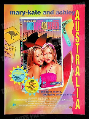 Our Lips Are Sealed Mary-Kate & Ashley Dualstar 2000 Print Magazine Ad Poster • $9.99