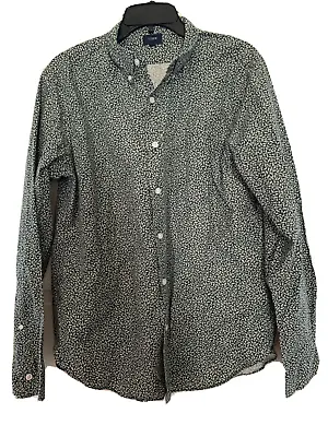 J.Crew Slim Mens Long Sleeve Shirt Button Down Size L Large • $12.99