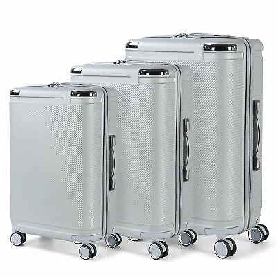 Travel Luggage Set 3 Piece Carry On Suitcases 20/24/28  Spinner Wheels Trolley • $84.99