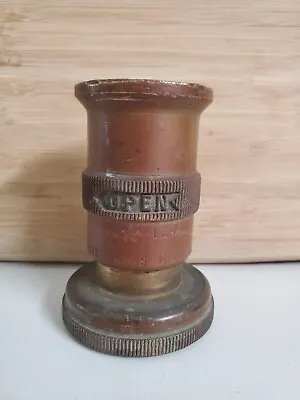 Vintage Elkhart Brass Mfg Co  L-206 Fire Hose Nozzle • $16